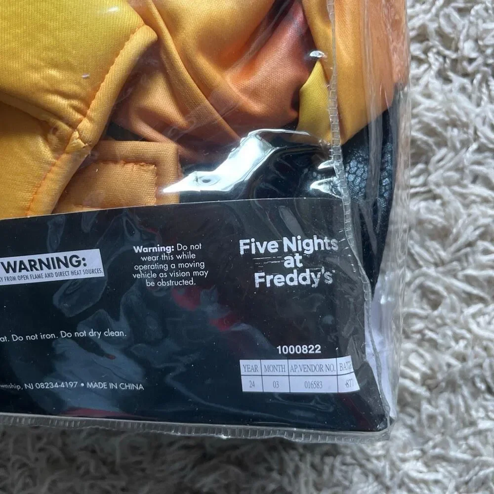 New Kids Glamrock Freddy Costume - Five Nights at Freddy's Child 8-10